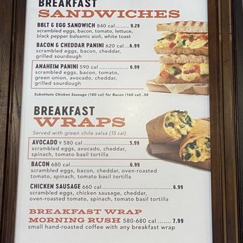 Corner Bakery Cafe - Breakfast menu - Cafes Near Me - Fresno, California Corner Bakery Cafe - Breakfast menu - Cafes Near Me - Fresno, California