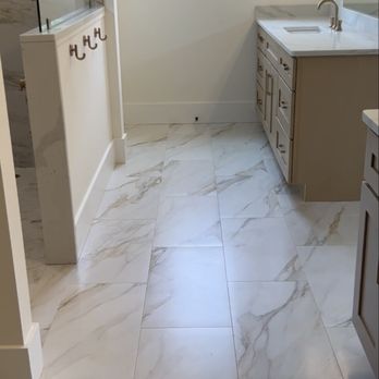 CFS Flooring Services - a bathroom with marble flooring - Flooring Near Me CFS Flooring Services - a bathroom with marble flooring - Flooring Near Me