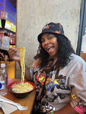 Lifting Noodles Ramen by null
