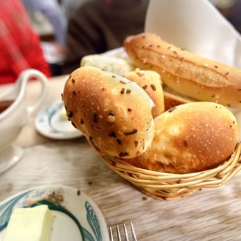 Peter Luger - Table Bread, served cold, with cold hard butter - Steakhouses Near Me - Brooklyn, New York Peter Luger - Table Bread, served cold, with cold hard butter - Steakhouses Near Me - Brooklyn, New York