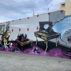 Alice Cinemas - Great street art on the side of the Alice Cinema @ofsteadphoto