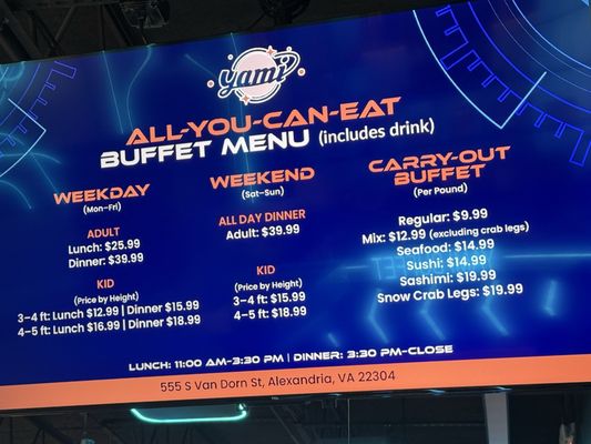 Menu photo 3 Yami Buffet Alexandria, VA Menu photo 3 Yami Buffet Alexandria, VA