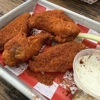 Tap Station - Transitional wings with sweet chilly dry rub - Breweries Near Me - Apex, North Carolina Tap Station - Transitional wings with sweet chilly dry rub - Breweries Near Me - Apex, North Carolina