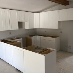 Ultrachase Cabinetry - White Shaker Cabinets  (just waiting for countertops)