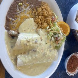 Crab enchiladas