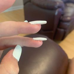 Lux Nail Spa - Nicks from filing my skin
