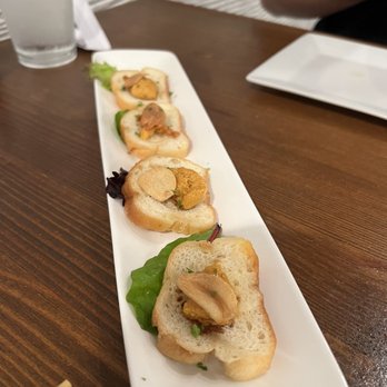 Miyabi Uni - Uni Garlic Canape - Japanese Near Me - Torrance, California Miyabi Uni - Uni Garlic Canape - Japanese Near Me - Torrance, California