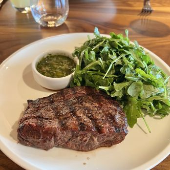 Americana Kitchen & Bar - Steak and frites (substitued the fries to salad) - Bars Near Me - East Windsor, New Jersey Americana Kitchen & Bar - Steak and frites (substitued the fries to salad) - Bars Near Me - East Windsor, New Jersey