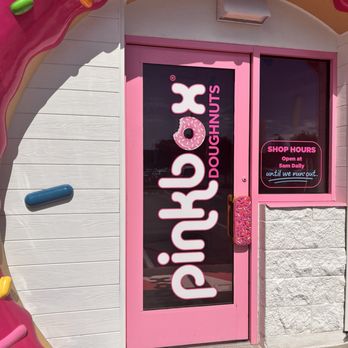 Pinkbox Doughnuts - Main door - Donuts Near Me - Sandy, Utah