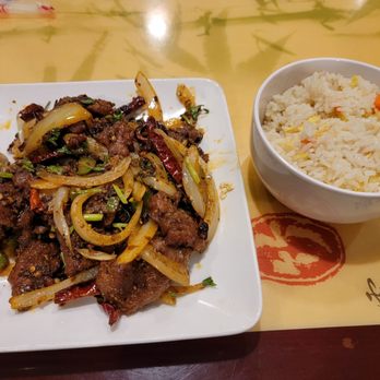 Peter Chang China Cafe - Beef with onion and cilantro. - Chinese Near Me - Fredericksburg, Virginia Peter Chang China Cafe - Beef with onion and cilantro. - Chinese Near Me - Fredericksburg, Virginia