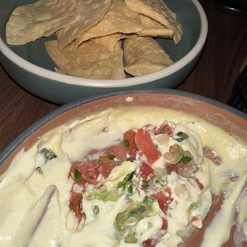 Blanco Cocina + Cantina - Chips & Queso which was lukewarm. - New Mexican Cuisine Near Me - Phoenix, Arizona Blanco Cocina + Cantina - Chips & Queso which was lukewarm. - New Mexican Cuisine Near Me - Phoenix, Arizona