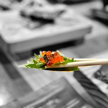 888 Sushi and Robata - Ikura with Shiso Leaf - Japanese Near Me - Las Vegas, Nevada 888 Sushi and Robata - Ikura with Shiso Leaf - Japanese Near Me - Las Vegas, Nevada