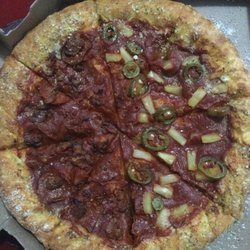 Domino's Pizza - Pizza with no cheese.