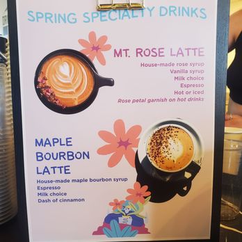 Drink Coffee Do Stuff - Spring menu - Coffee Roasteries Near Me - Reno, Nevada