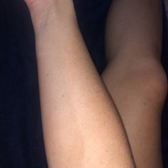 BB Studios - Additional streak on arm from uneven tan - Eyelash Service Near Me - Tallahassee, Florida