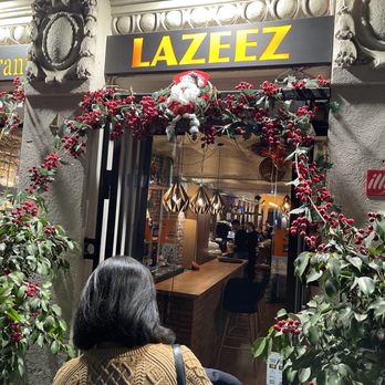 Lazeez - Entrance to the restaurant - Lebanese Near Me - Barcelona, B