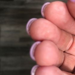 Solar Nails - Gaps between natural nail and tips.