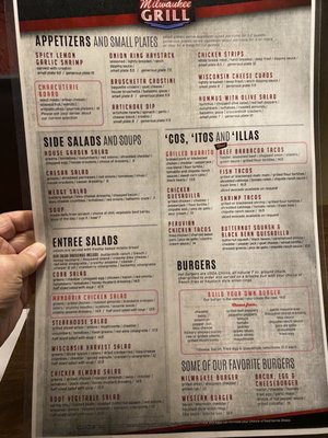Menu photo 6 Milwaukee Grill Janesville, WI