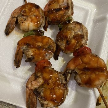 Flavaz Jamaican grille - Jerk Shrimp Skewer - Caribbean Near Me - Riverview, Florida Flavaz Jamaican grille - Jerk Shrimp Skewer - Caribbean Near Me - Riverview, Florida