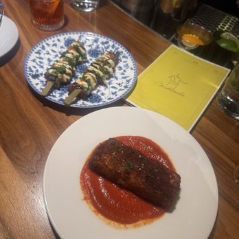 A5 Steakhouse - wagyu yakitori and mac & cheese croquette - Steakhouses Near Me - Denver, Colorado A5 Steakhouse - wagyu yakitori and mac & cheese croquette - Steakhouses Near Me - Denver, Colorado