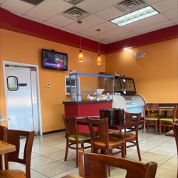 Al-Amin Restaurant - Inside the restaurant adjacent to the supermarket