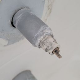 could not turn water on or off because handle broke could not turn water on or off because handle broke