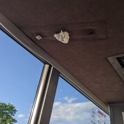 Go Buses - Hole from where AC air was coming non-stop. Had to plug it in with a plastic bag.