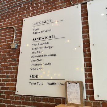 Egghead Sando Cafe - Menu - Breakfast & Brunch Near Me - San Jose, California