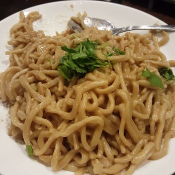 Monkey King Pub & Grub - Garlic Noodles really good and flavorful only picture I got - Asian Fusion Near Me - Alameda, California