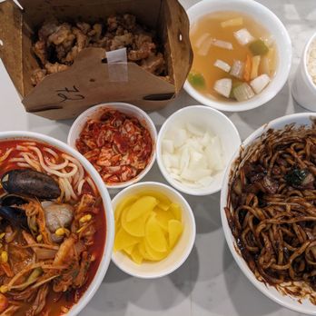 Zzamong - My holy trinity: jamppong, jajangmyun, and tangsuyuk. All delicious with great portions. Oct 2023. - Korean Near Me - Los Angeles, California Zzamong - My holy trinity: jamppong, jajangmyun, and tangsuyuk. All delicious with great portions. Oct 2023. - Korean Near Me - Los Angeles, California