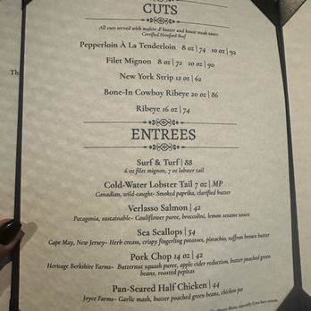The Tenderloin Room - Menu - Steakhouses Near Me - Saint Louis, Missouri