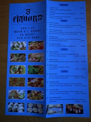 Menu photo 2 3 Flavors Los Angeles, CA Menu photo 2 3 Flavors Los Angeles, CA