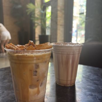 Froth - Dalgona Iced Latte - Cafes Near Me - Chicago, Illinois Froth - Dalgona Iced Latte - Cafes Near Me - Chicago, Illinois