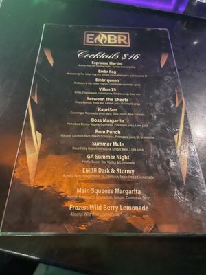 Menu photo 1 Embr Ultralongue Atlanta, GA Menu photo 1 Embr Ultralongue Atlanta, GA