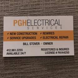 PGH Electrical Services - Business Card