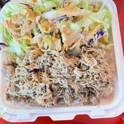 Oahu Hawaiian BBQ - Kalua pork plate