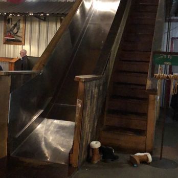 Parker Brothers Trail Dust SteakHouse - Epic slide, kid friendly but it is fast and parental supervision is a must! - Steakhouses Near Me - Sanger, Texas