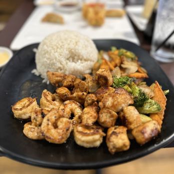 Sakura - Chicken Shrimp Combo - Sushi Bars Near Me - Owosso, Michigan Sakura - Chicken Shrimp Combo - Sushi Bars Near Me - Owosso, Michigan