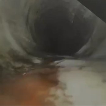 Drain Mob - Photo of sewer line after fiberglass lining placed. - Plumbing Near Me Drain Mob - Photo of sewer line after fiberglass lining placed. - Plumbing Near Me