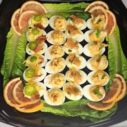 The Meal Lady - Deviled Eggs assortment [jalapeno popper, smoked salmon, cajun shrimp]