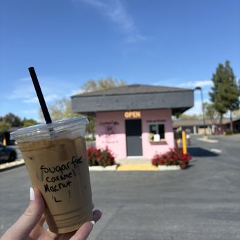 Caffeinated Cowboy - Caramel Mac nut iced latte - Coffee & Tea Near Me - Pleasanton, California Caffeinated Cowboy - Caramel Mac nut iced latte - Coffee & Tea Near Me - Pleasanton, California