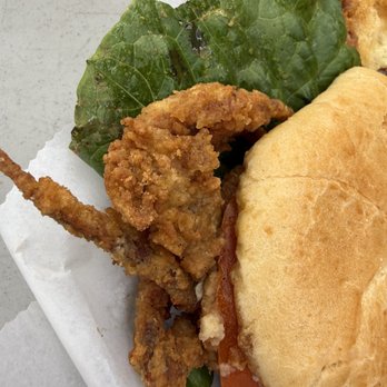The Crabby Pig - Soft shell crab sandwich was yummy! - Seafood Near Me - Cumberland, Maryland The Crabby Pig - Soft shell crab sandwich was yummy! - Seafood Near Me - Cumberland, Maryland