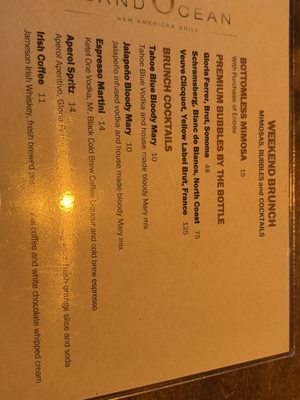 Menu photo 6 Land Ocean Restaurant Sparks Sparks, NV Menu photo 6 Land Ocean Restaurant Sparks Sparks, NV