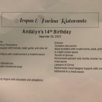 Acqua e Farina - The Spread Was Excellent! - Italian Near Me - Hayward, California