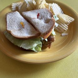 Juniper - Crab cake sandwich