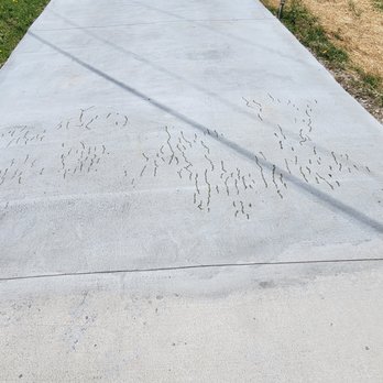 A & R Construction & Masonry - various cracks that Roberto added sealer to. kind of bumpy and wavy in this section. - Masonry/Concrete Near Me A & R Construction & Masonry - various cracks that Roberto added sealer to. kind of bumpy and wavy in this section. - Masonry/Concrete Near Me