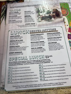 Menu photo 4 Tequila's Branson West, MO