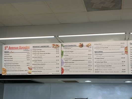 Menu photo 2 5th Ave Bagelry Whittier, CA Menu photo 2 5th Ave Bagelry Whittier, CA