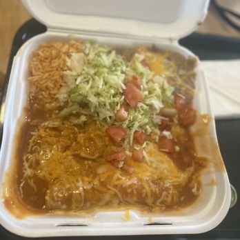 Colima's Mexican Restaurant - Cheese enchiladas, Spanish rice and beans - Mexican Near Me - Oceanside, California