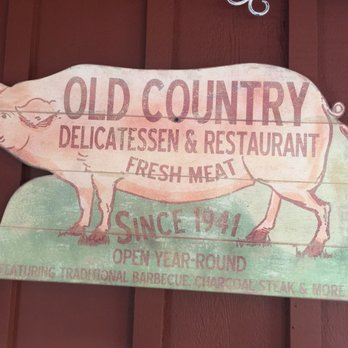 Bill's Restaurant - a sign for old country delicaciessen and restaurant fresh meat - New American Near Me - Grand Rivers, Kentucky